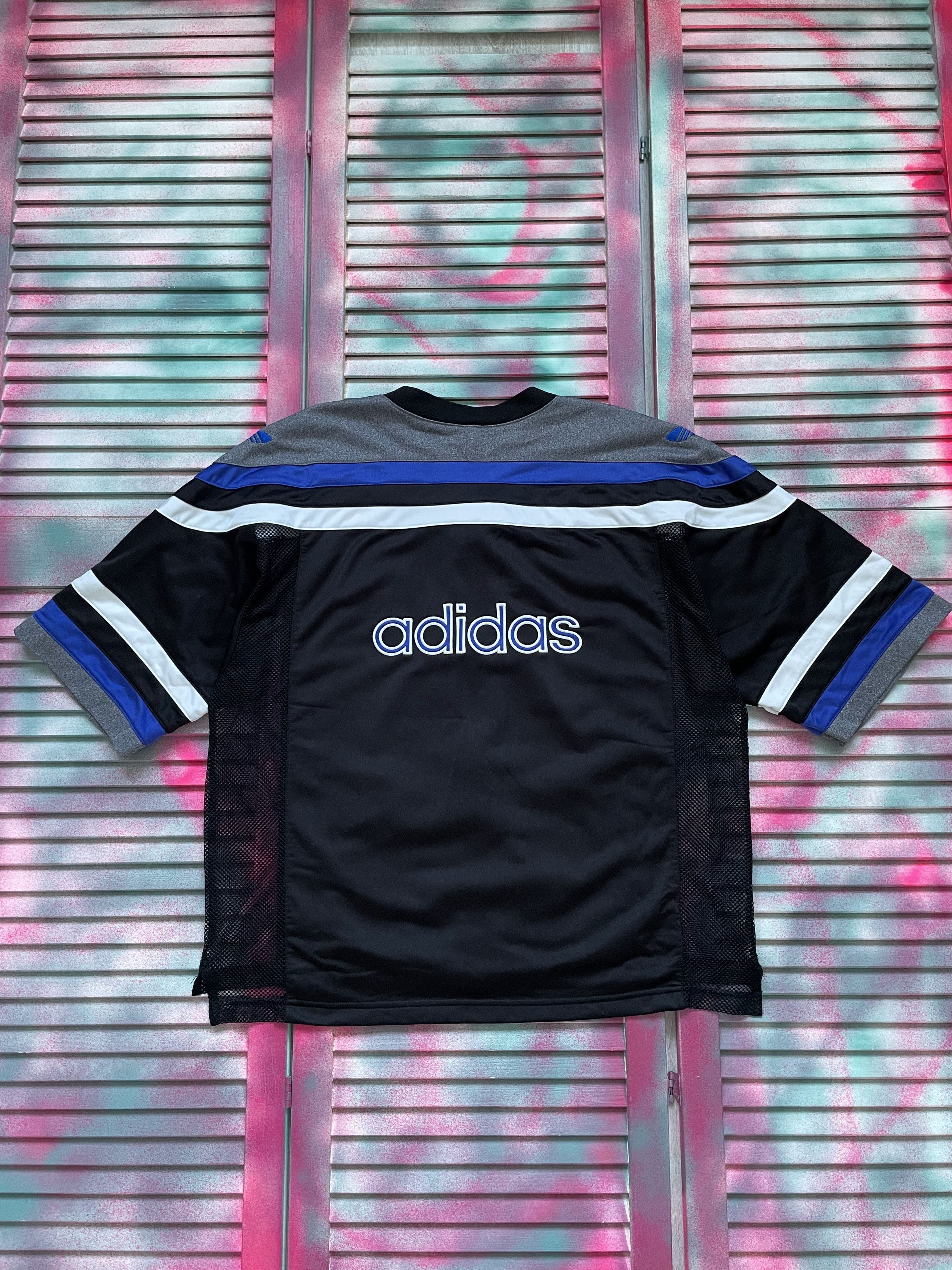 Adidas Vintage 90s Adidas Hockey Rugby Style Jersey Size US M / EU 48-50 / 2 - 6 Thumbnail