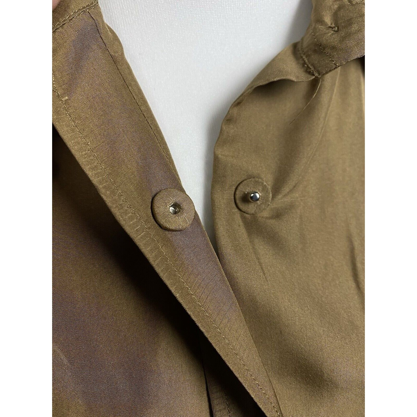 Prada Prada Women's Brown Silk Longsleeve Shirt Size 44 Size M / US 6-8 / IT 42-44 - 8 Thumbnail