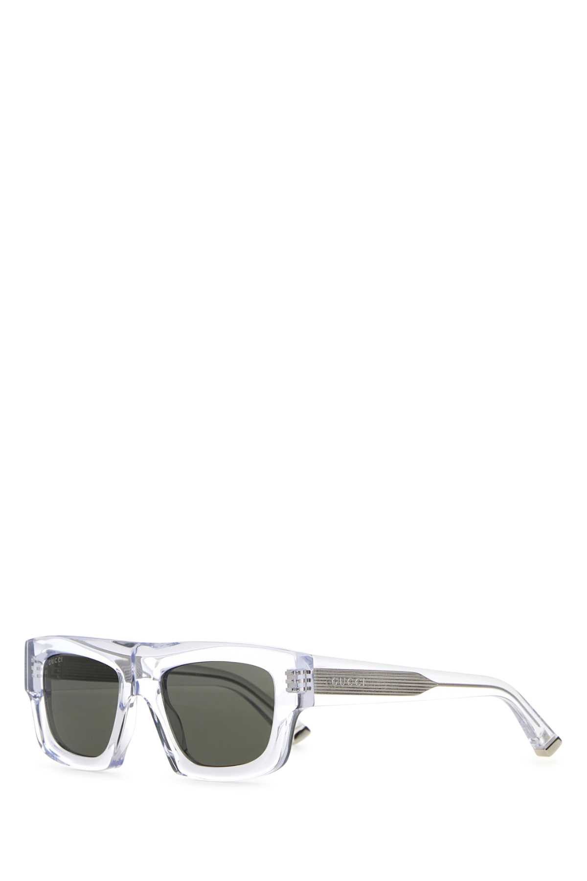 Gucci Transparent Acetate Sunglasses Size ONE SIZE - 1 Thumbnail
