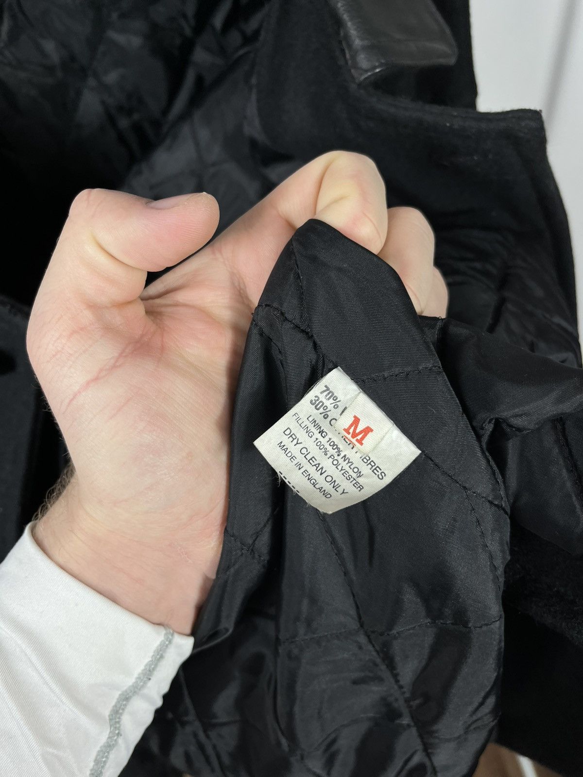 Other Vintage Wool Military Jacket Leather Collar Made in England Size US M / EU 48-50 / 2 - 15 Thumbnail