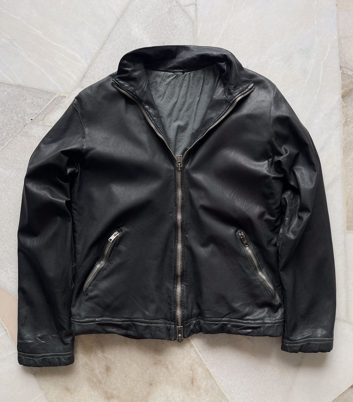 Giorgio Brato Giorgio Brato Vera Pelle Leather Jacket Size US S / EU 44-46 / 1 - 1 Thumbnail