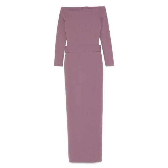 ワンピース SOLACE LONDON Women Mid Skirts OS28038 ACAI PURPLE Solace London SOLACE LONDON Women Dresses OS28038 ACAI