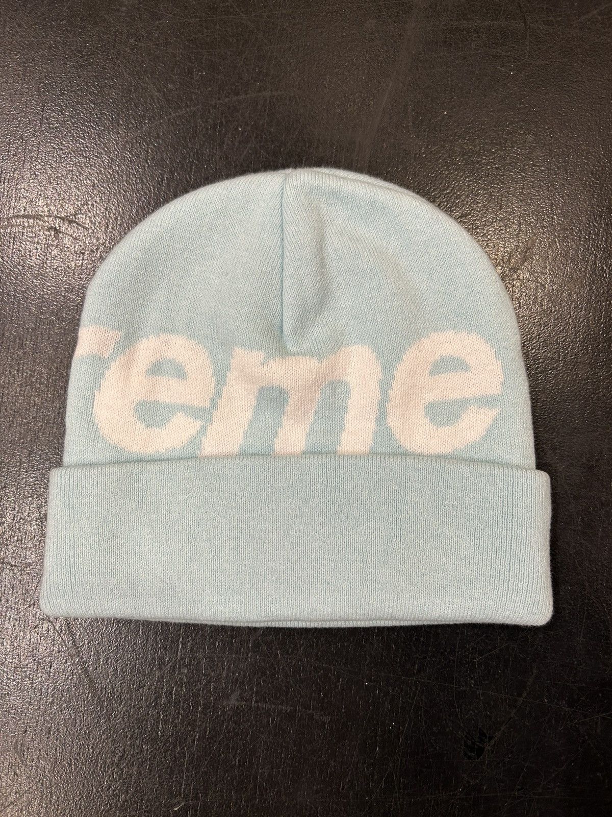 Supreme Supreme Logo Knit Beanie Size ONE SIZE - 2 Thumbnail