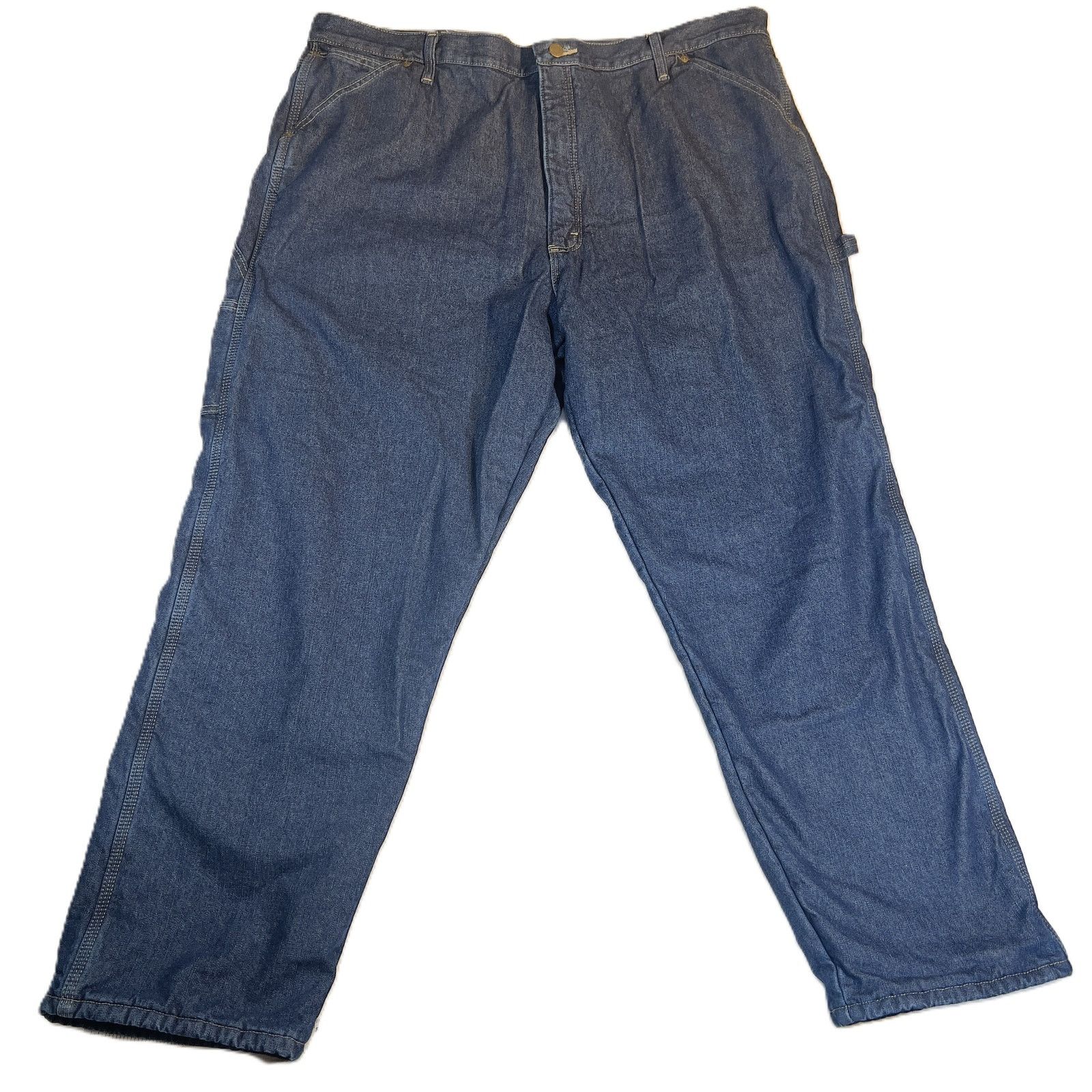 Wrangler Wrangler Fleece Lined Carpenter Jean Vintage W42xL32 Dark Size US 42 / EU 58 - 1 Thumbnail