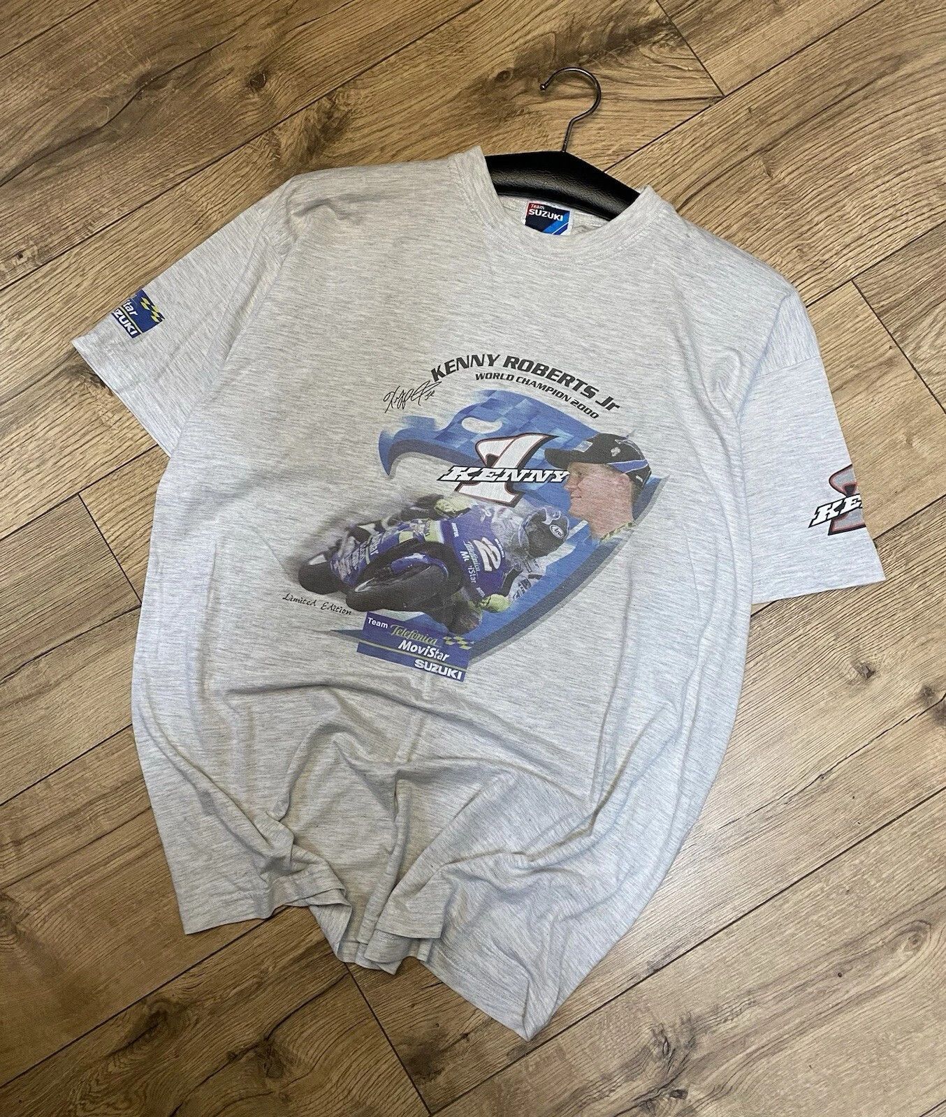 T-shirt Moto Suzuki WORLD CHAMPION 2000 Kenny Roberts Sz L