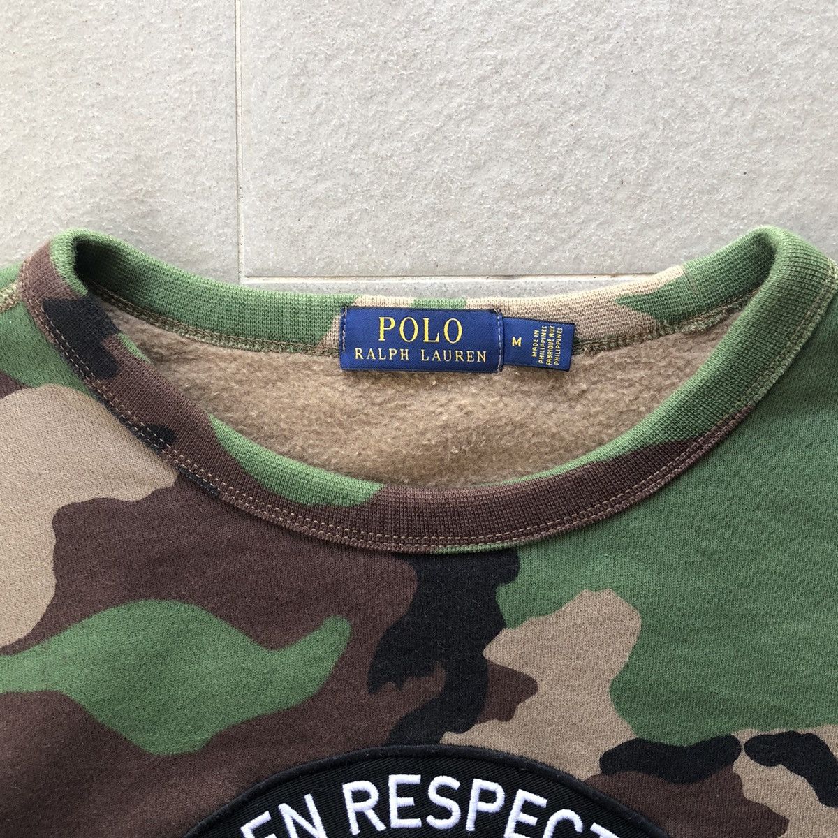 Polo ralph lauren camouflage sweatshirt