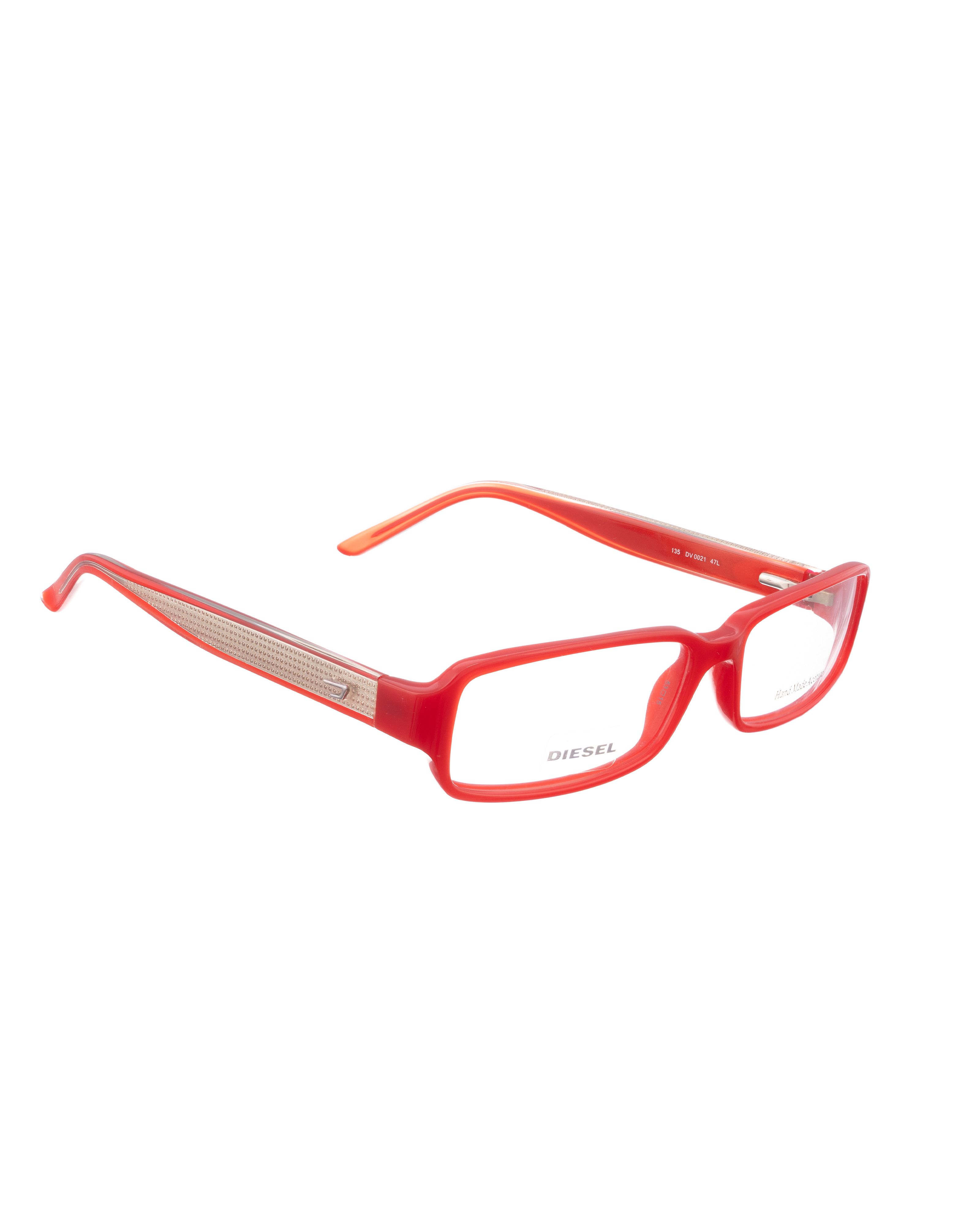 Diesel Diesel 00s Red Glasses with Silver Dots on Temples Size ONE SIZE - 2 Thumbnail