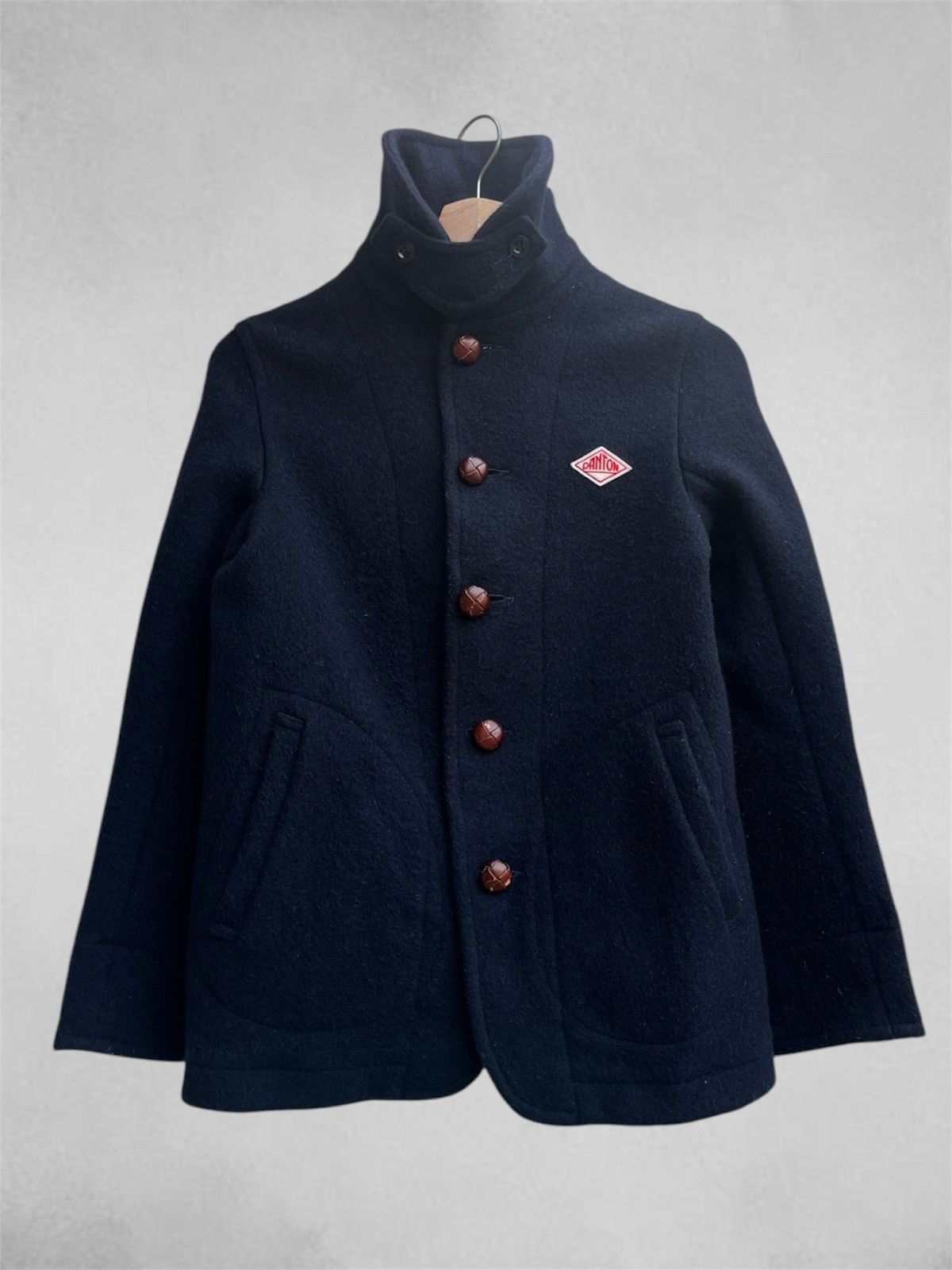 Danton × Le Laboureur Vintage Danton French Workwear Wool Mossa Jacket Size XS / US 0-2 / IT 36-38 - 1 Thumbnail