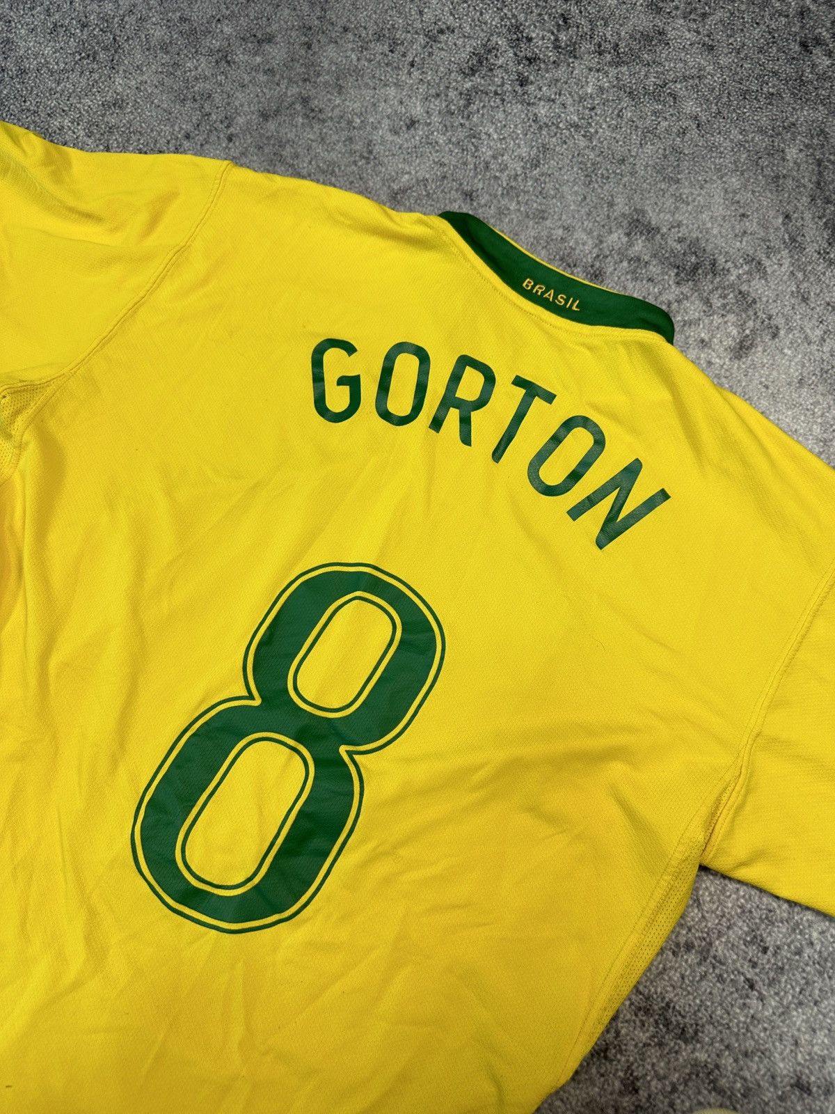Vintage Vintage Nike Brazil 8 Soccer Jersey Blokecore Style Rare XL Size US XL / EU 56 / 4 - 7 Thumbnail