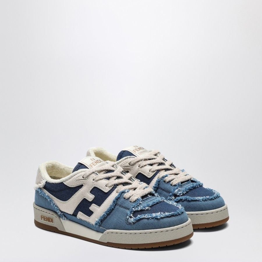 Fendi o1d2blof0824 Match Low Trainer Denim in Multicolor Size US 7 / IT 37 - 2 Thumbnail
