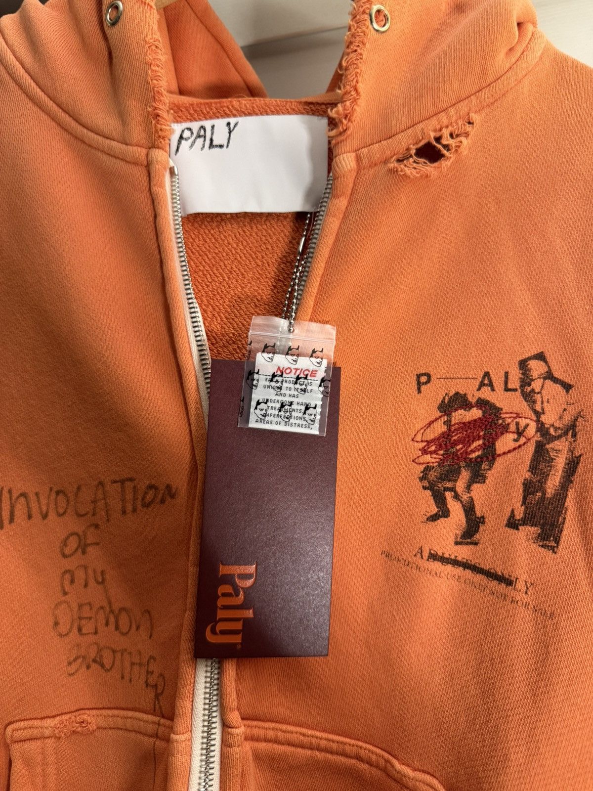 Paly Hollywood Paly Hollywood x Rolling Stones No Expectations Zip-Up Hood Size US S / EU 44-46 / 1 - 4 Thumbnail