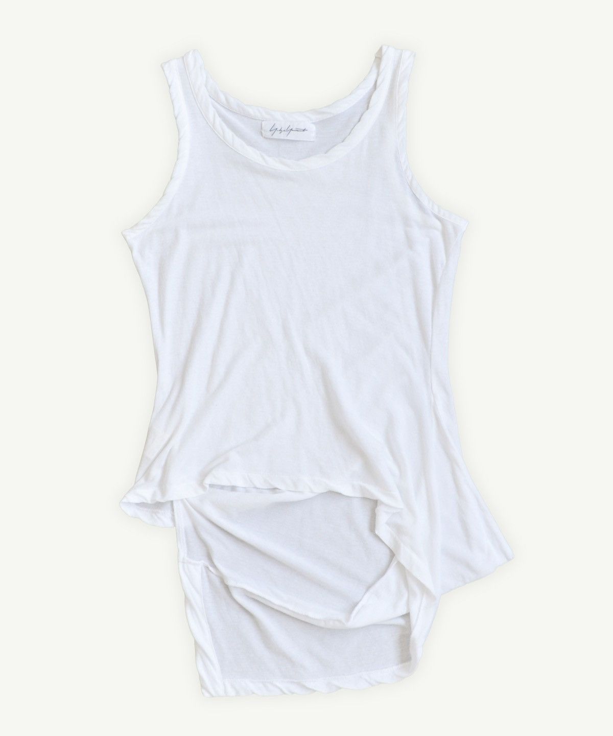 Yohji Yamamoto Yohji Yamamoto Sleeveless Asymmetrical Tank Top Vintage Size US S / EU 44-46 / 1 - 1 Thumbnail