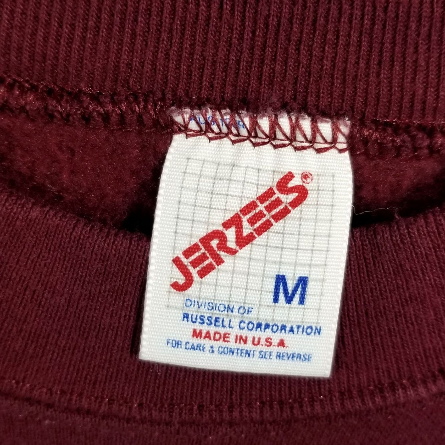 Fruit Of The Loom Vintage Jesus I Trust in You Crewneck Sweatshirt Medium Maroon 1990s Cotton Blend Mens Womens Boys Girls (adjust as applicable) Size US M / EU 48-50 / 2 - 4 Thumbnail