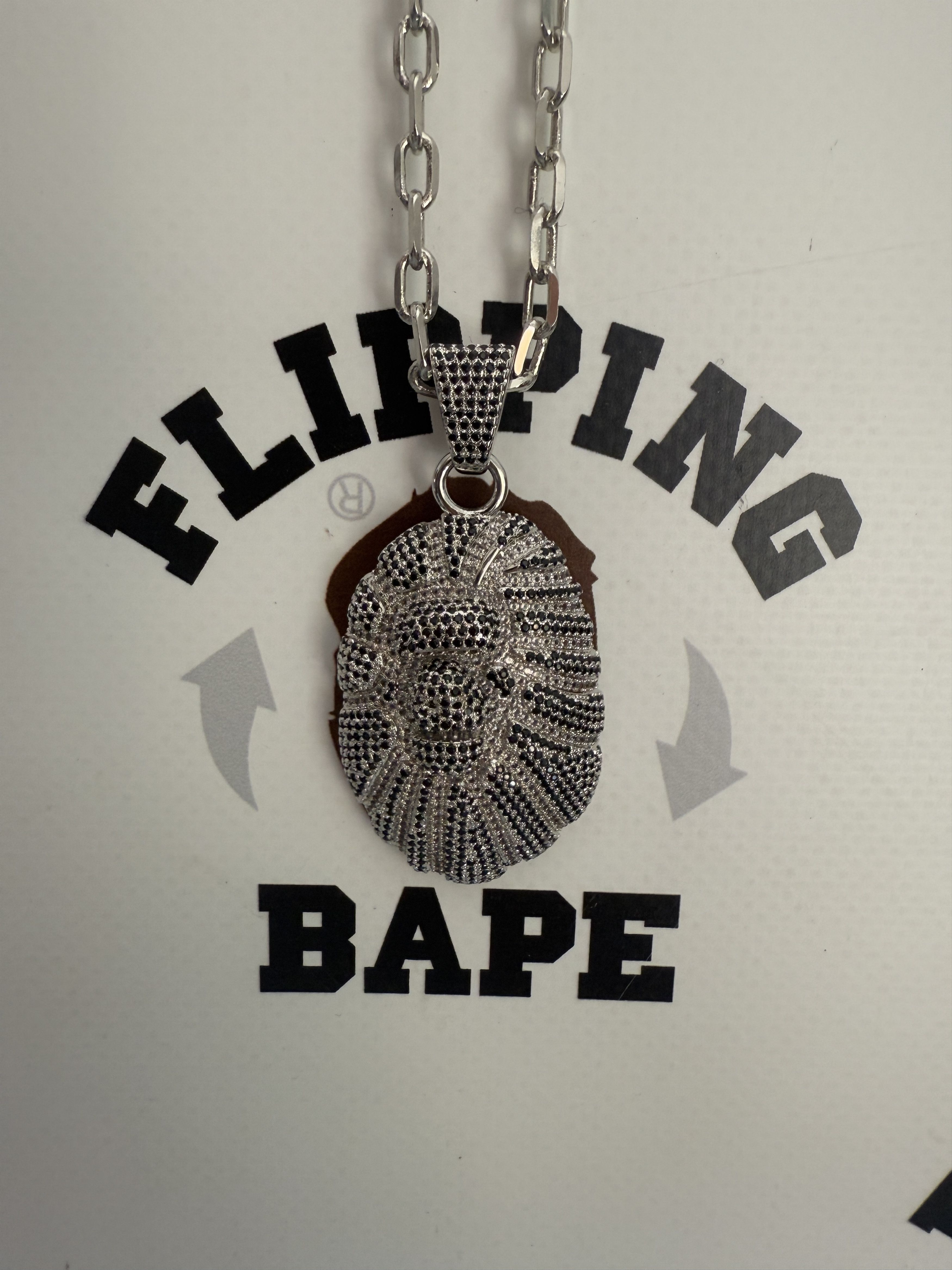 Bape BAPE APE HEAD CRYSTAL STONE NECKLACE Size ONE SIZE - 10 Thumbnail