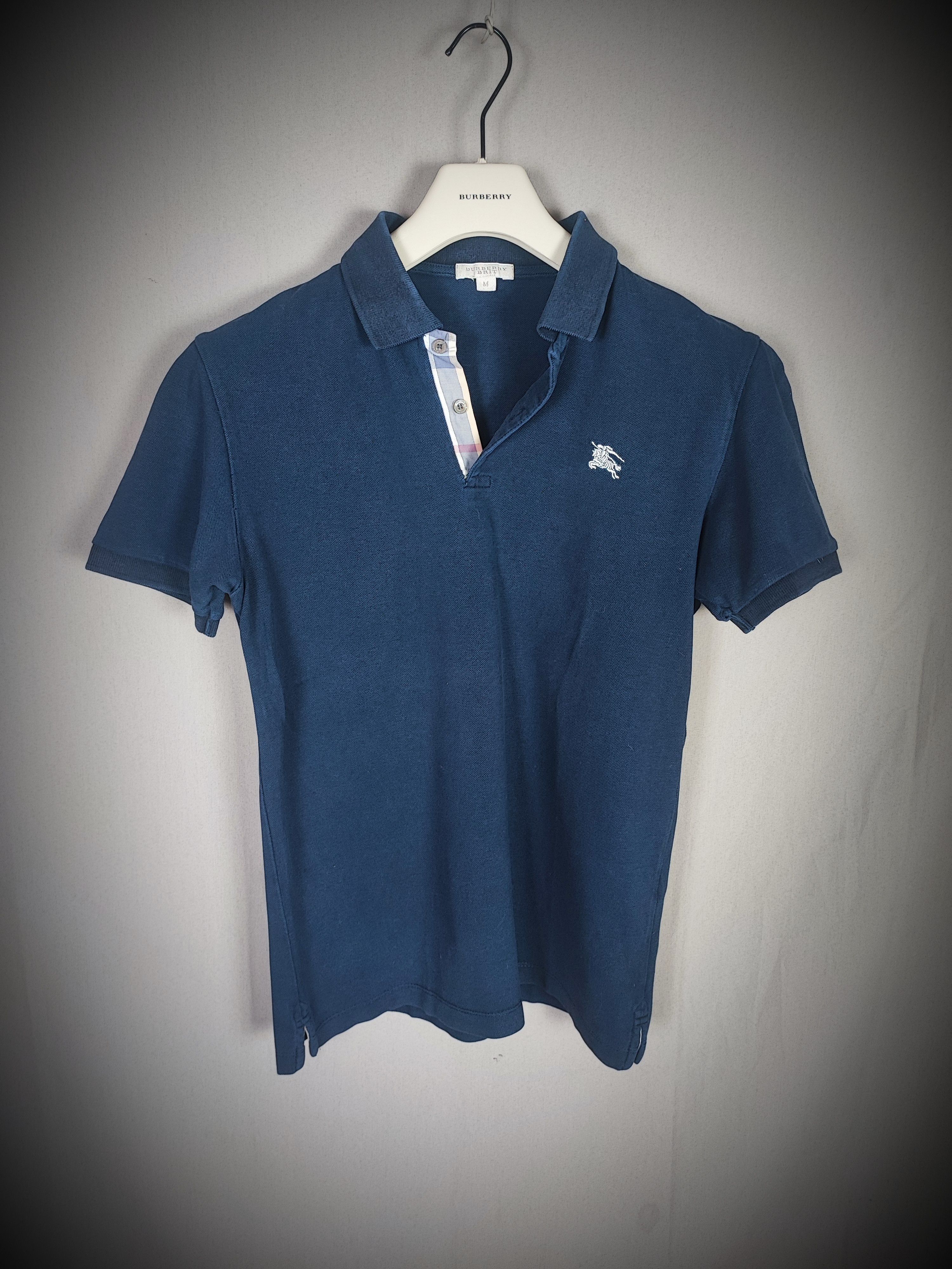 Burberry Burberry polo shirt M Blue Size US M / EU 48-50 / 2 - 3 Thumbnail