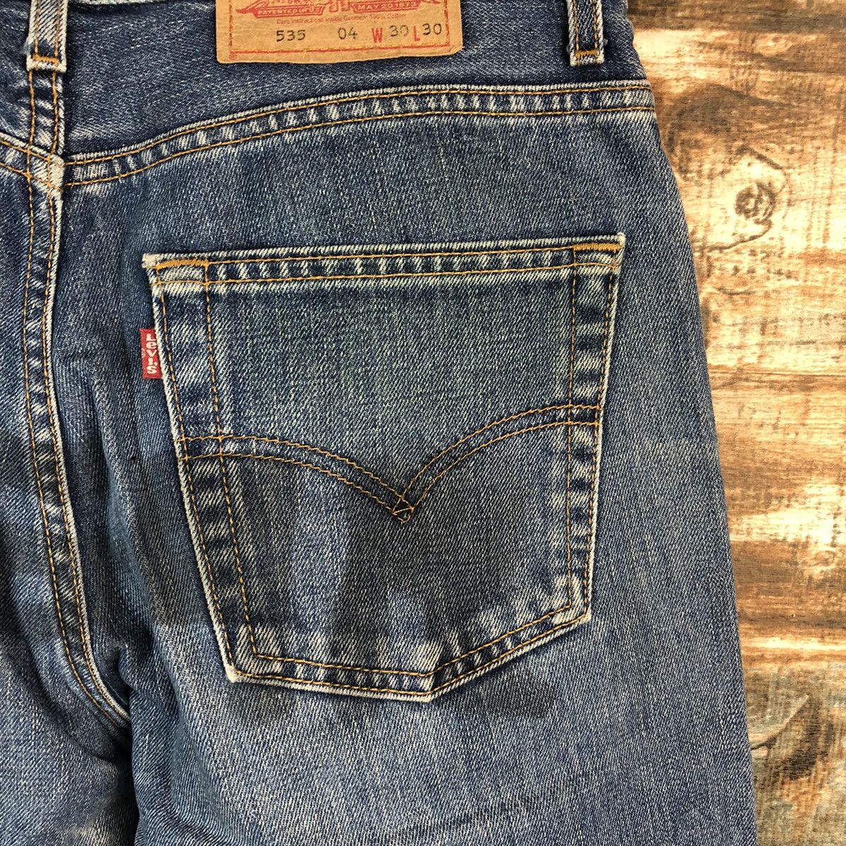 Levi's Levis 535 Blue Denim jeans Pants #A2600 Size US 30 / EU 46 - 16 Thumbnail