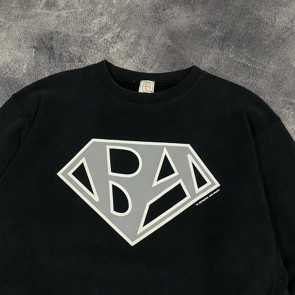 Bape × Vintage 🇯🇵 VTG A Bathing Ape ( APE-MAN ) Sweatshirts 🇯🇵 Size US L / EU 52-54 / 3 - 2 Thumbnail