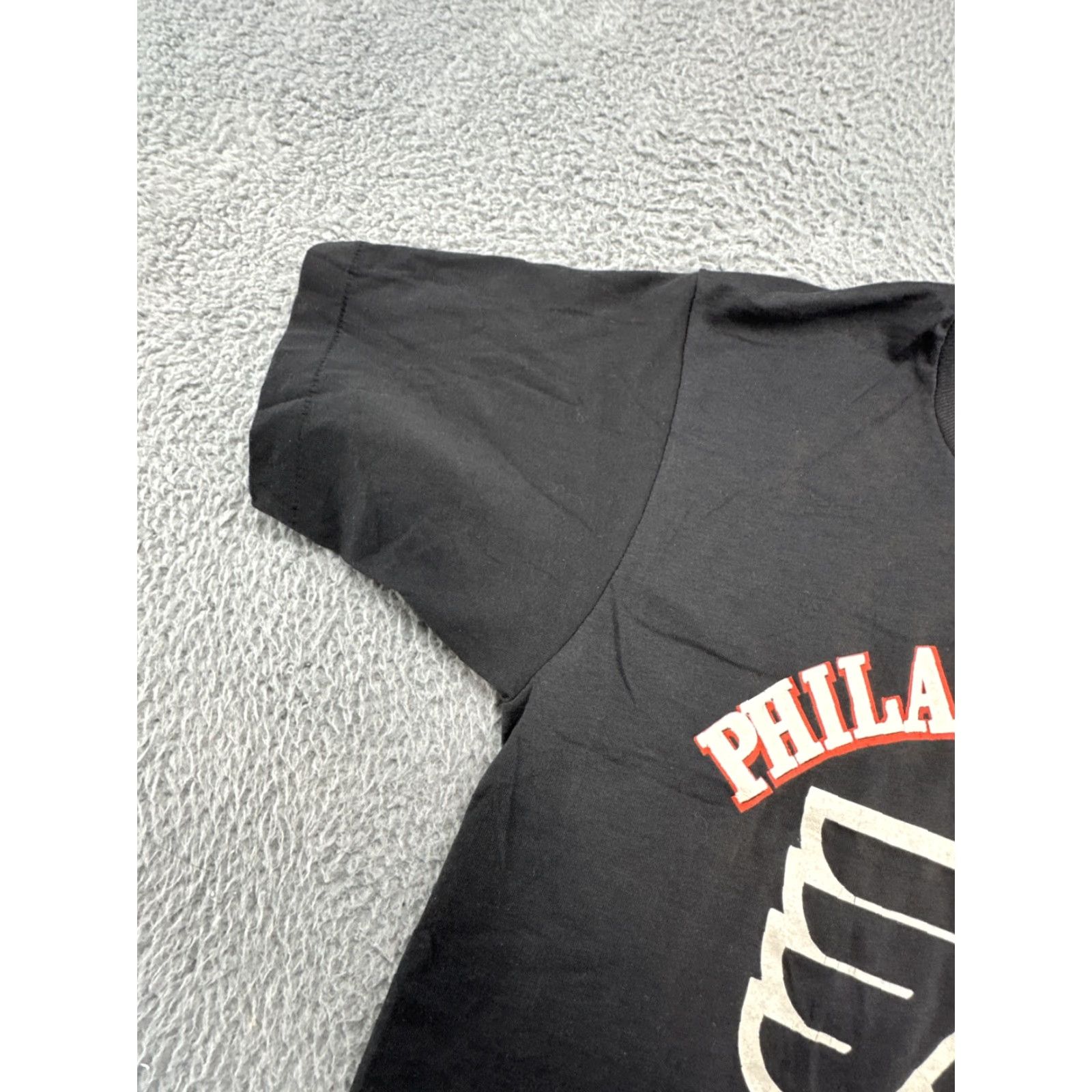 Vintage VINTAGE Flyers NHL Hockey T-SHIRT Mens 1980s Black 34/Medium Screen Stars Graphic Tee Shirt Size M Size US M / EU 48-50 / 2 - 6 Thumbnail