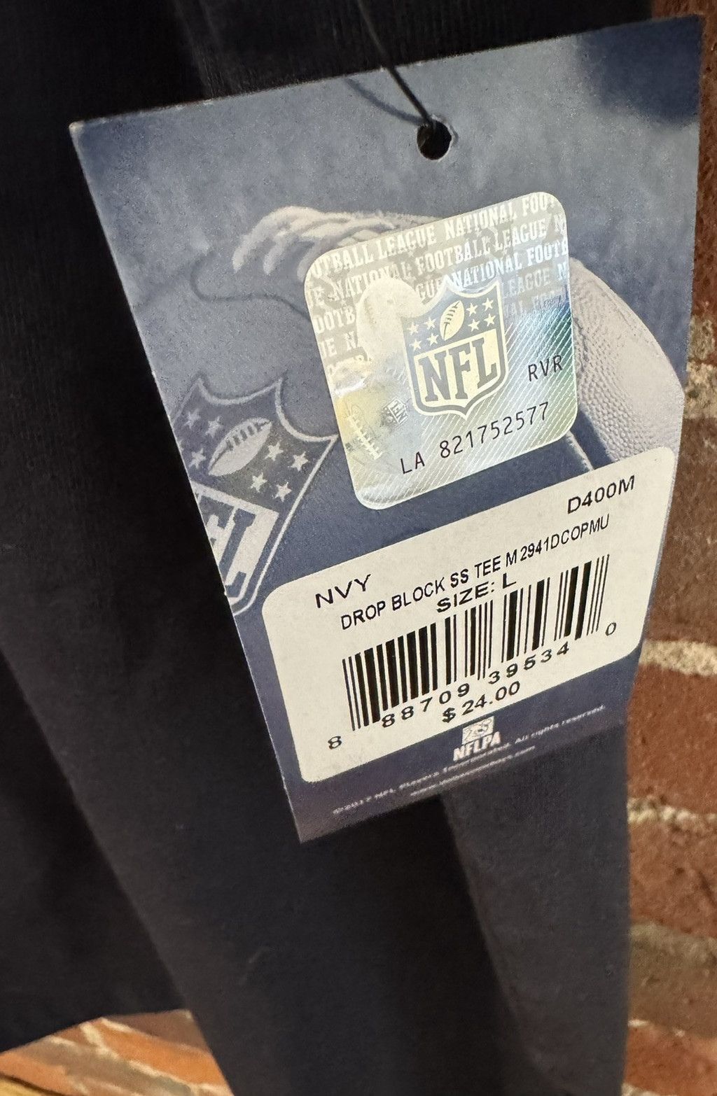 NFL Dallas Cowboys Blue T-shirt Men Sz L NEW WITH TAGS Size US L / EU 52-54 / 3 - 3 Thumbnail