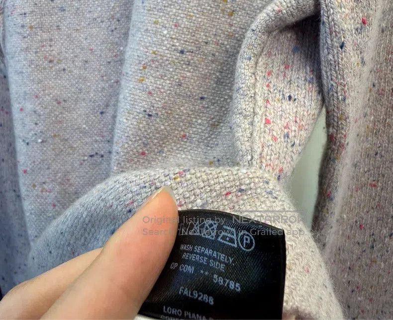 Loro Piana Loro Piana Polka Dot Baby Cashmere Sweater Size XS / US 0-2 / IT 36-38 - 6 Thumbnail
