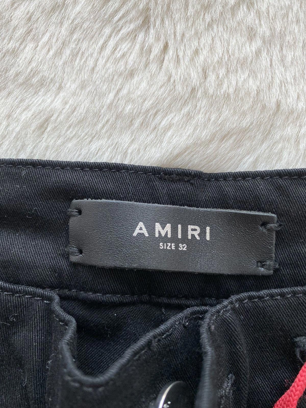 Amiri Amiri Black Track Cargo Denim Jeans Size US 32 / EU 48 - 2 Thumbnail
