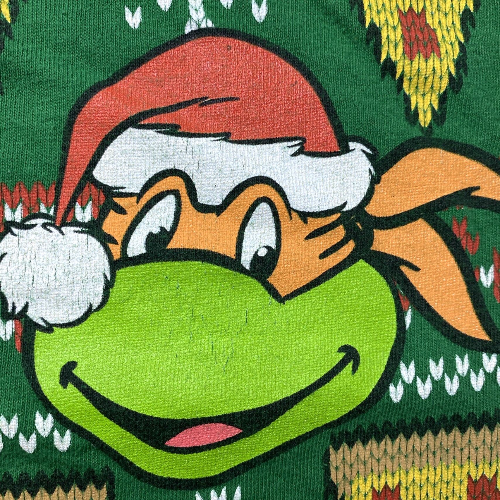 Nickelodeon VINTAGE Ninja Turtles Christmas T Shirt XL TMNT Teenage Mutant Ninja Turtles Mens Size US XL / EU 56 / 4 - 7 Thumbnail