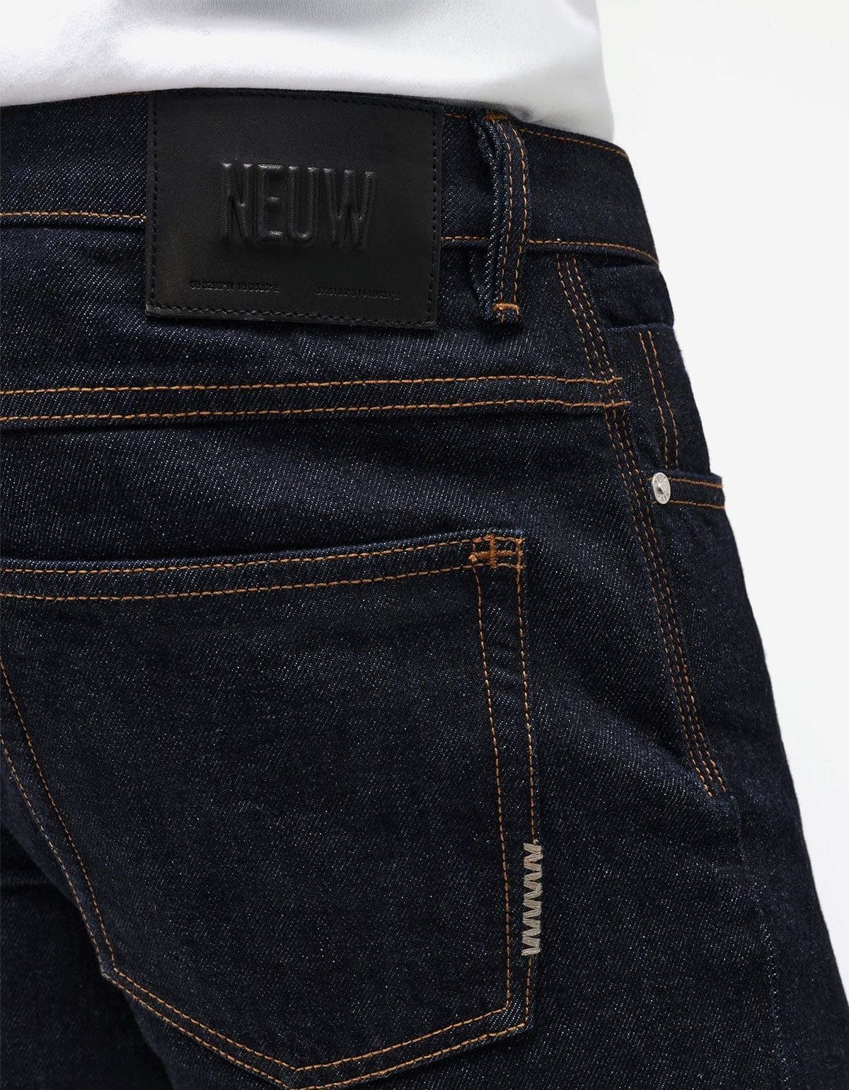 NEUW Denim Neuw Lou Straight Crudo Blue Jeans Size US 30 / EU 46 - 4 Thumbnail