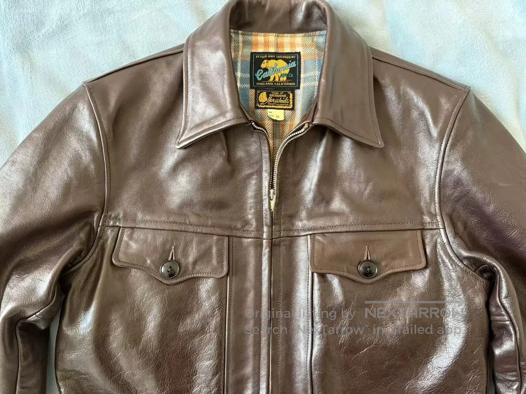 Rainbow Country Rare Vintage Bear Leather Jacket. Size US M / EU 48-50 / 2 - 2 Thumbnail