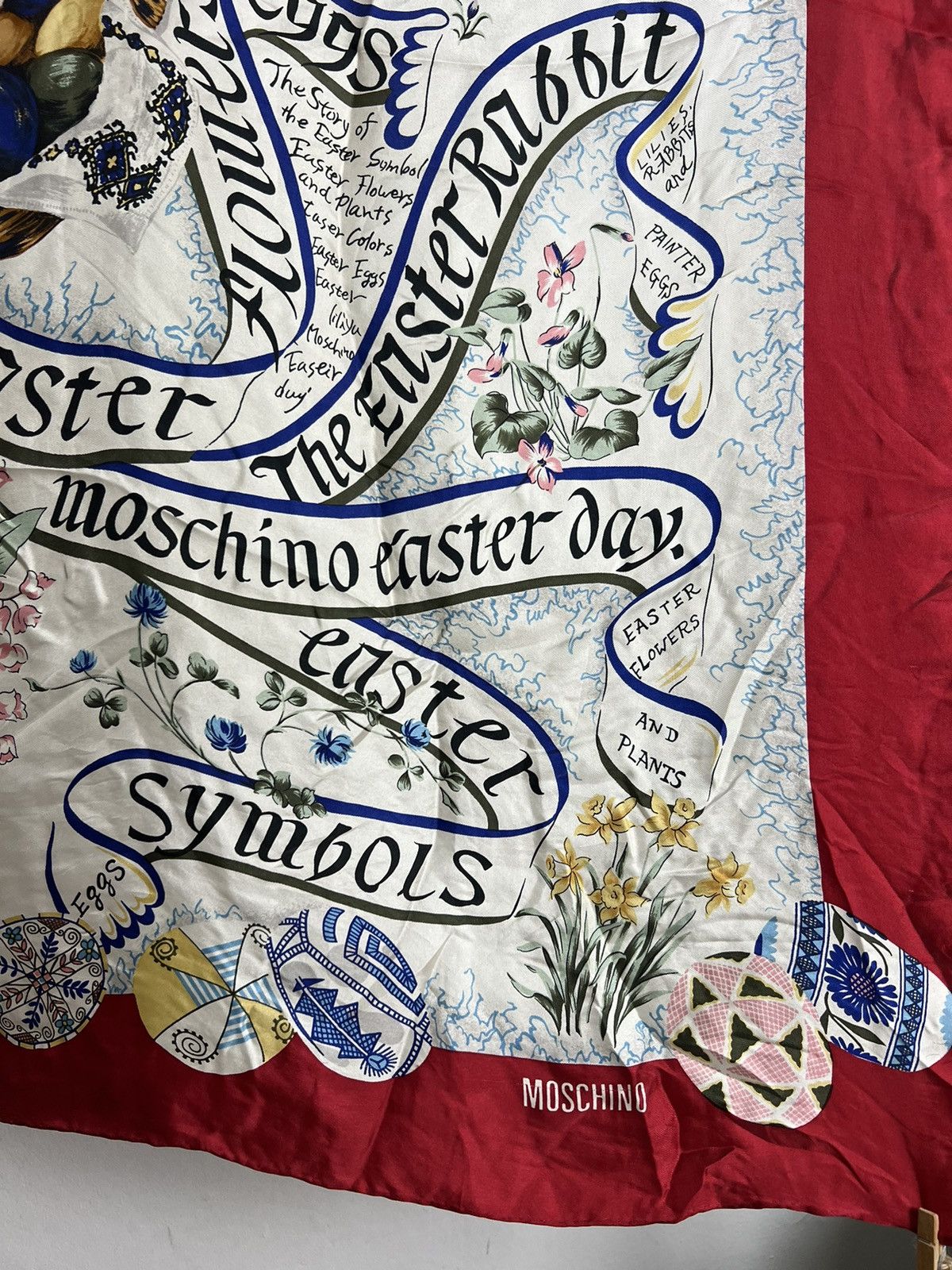 Moschino × Vintage Vintage Moschino "Easter Egg" Edition Scarves Size ONE SIZE - 2 Thumbnail