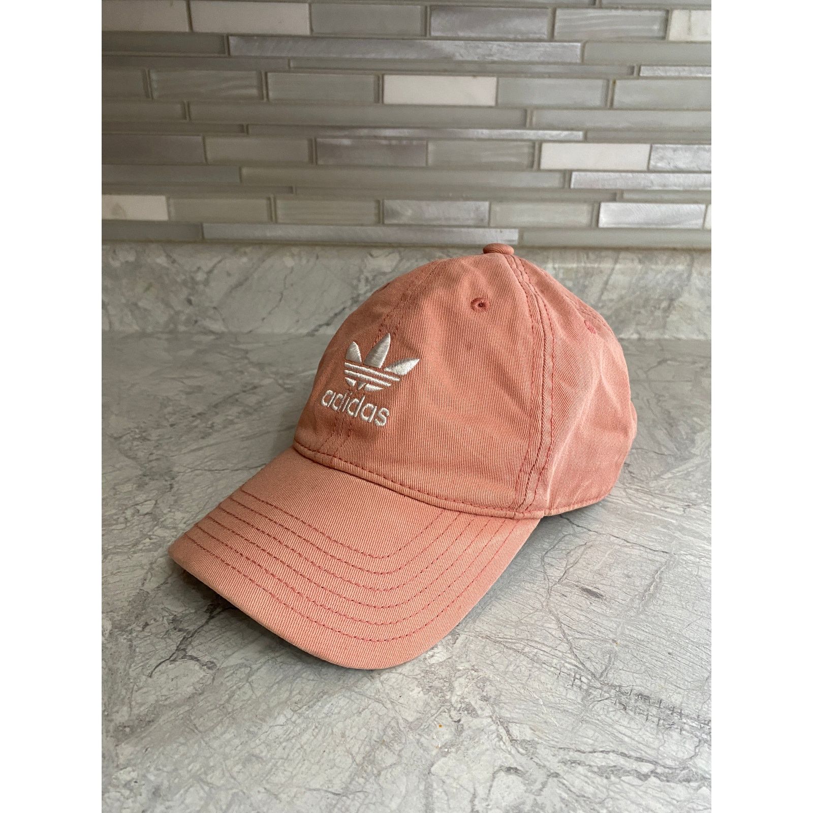 Adidas Adidas Dusty Pink Women's Strapback Hat Size ONE SIZE - 1 Thumbnail