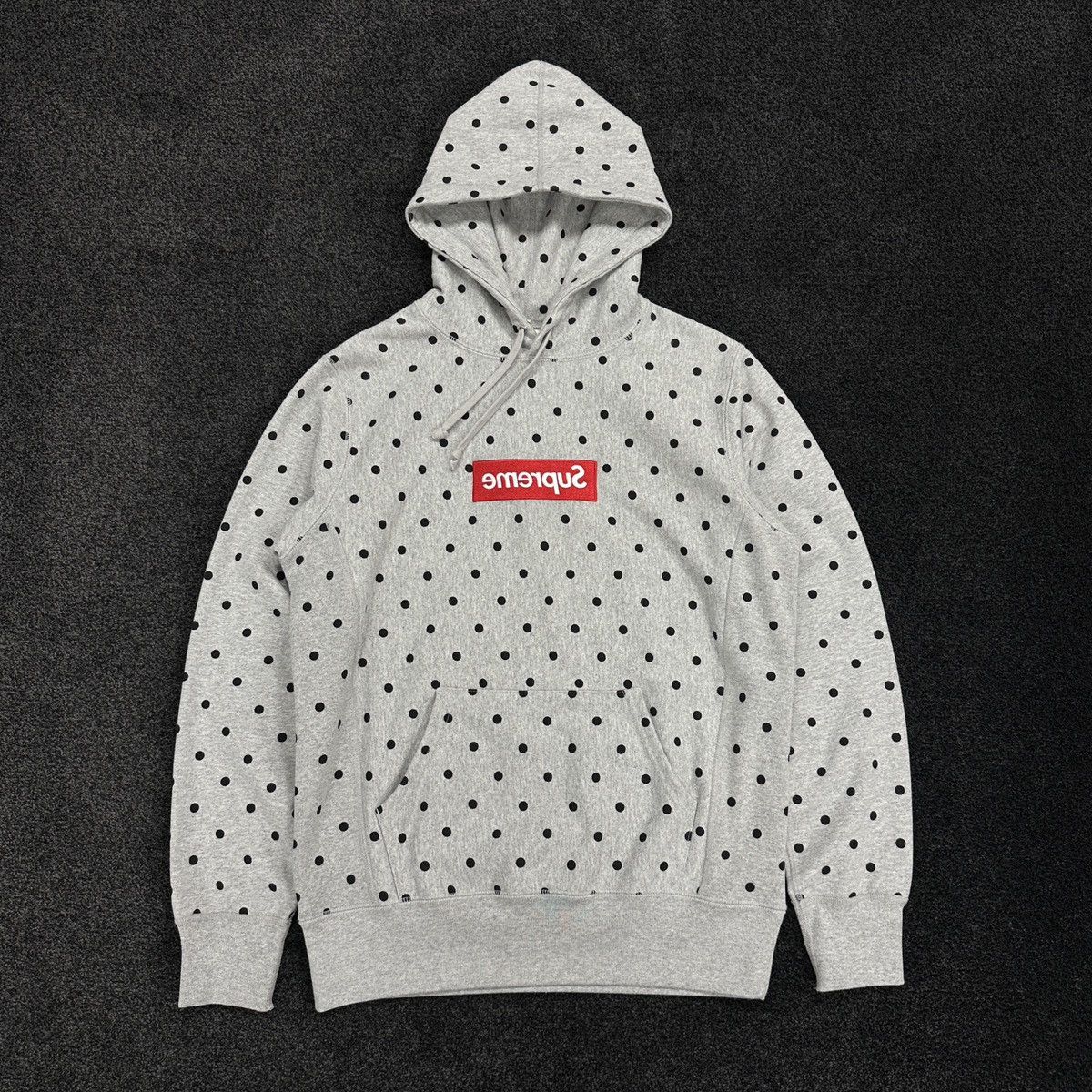 Comme des Garcons × Supreme Supreme CDG Comme Des Garçons SS12 Box Logo Hoodie Grey M Size US M / EU 48-50 / 2 - 1 Thumbnail