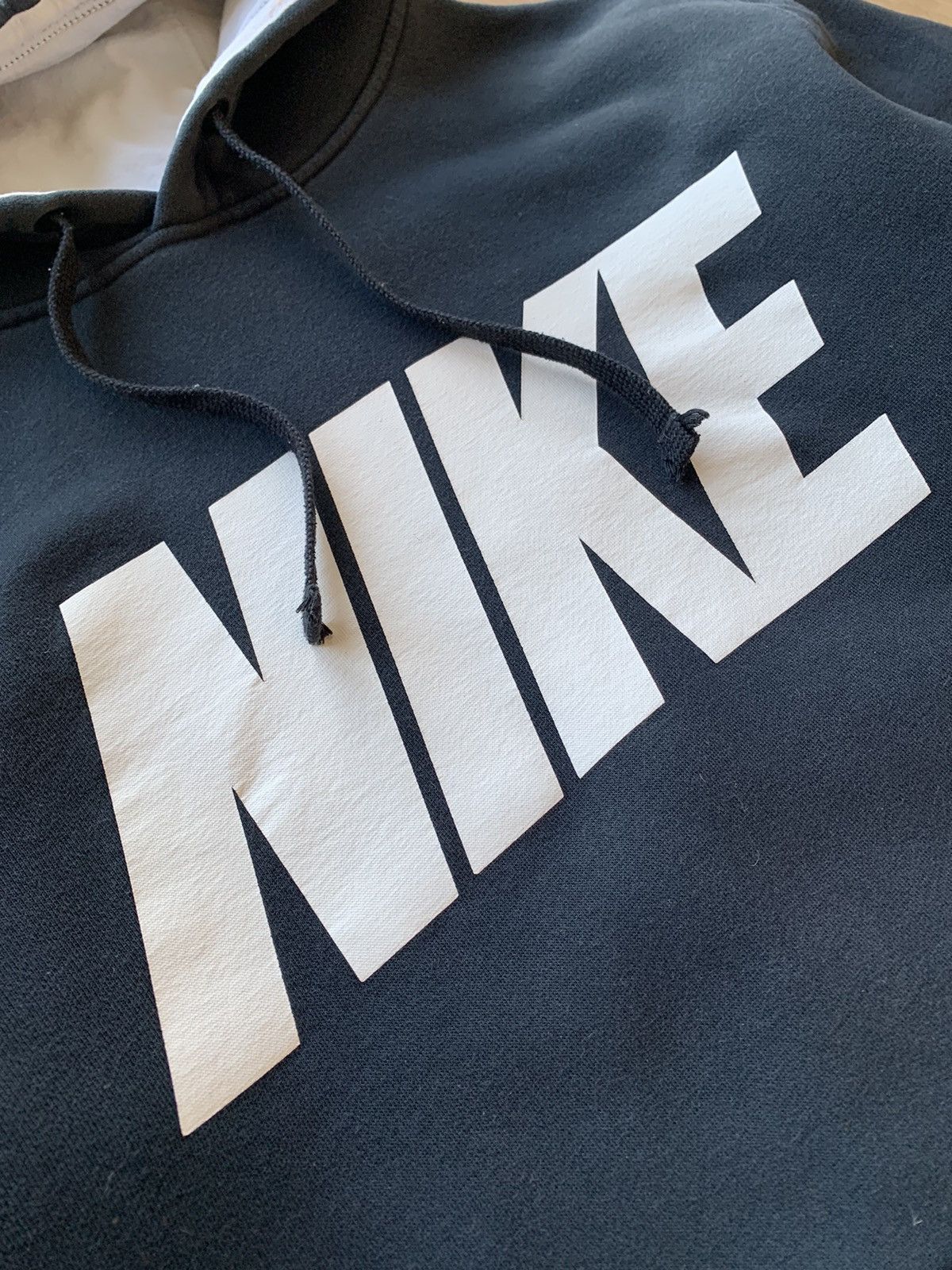 Nike Vintage Nike Big logo black hoodie Size US S / EU 44-46 / 1 - 4 Thumbnail