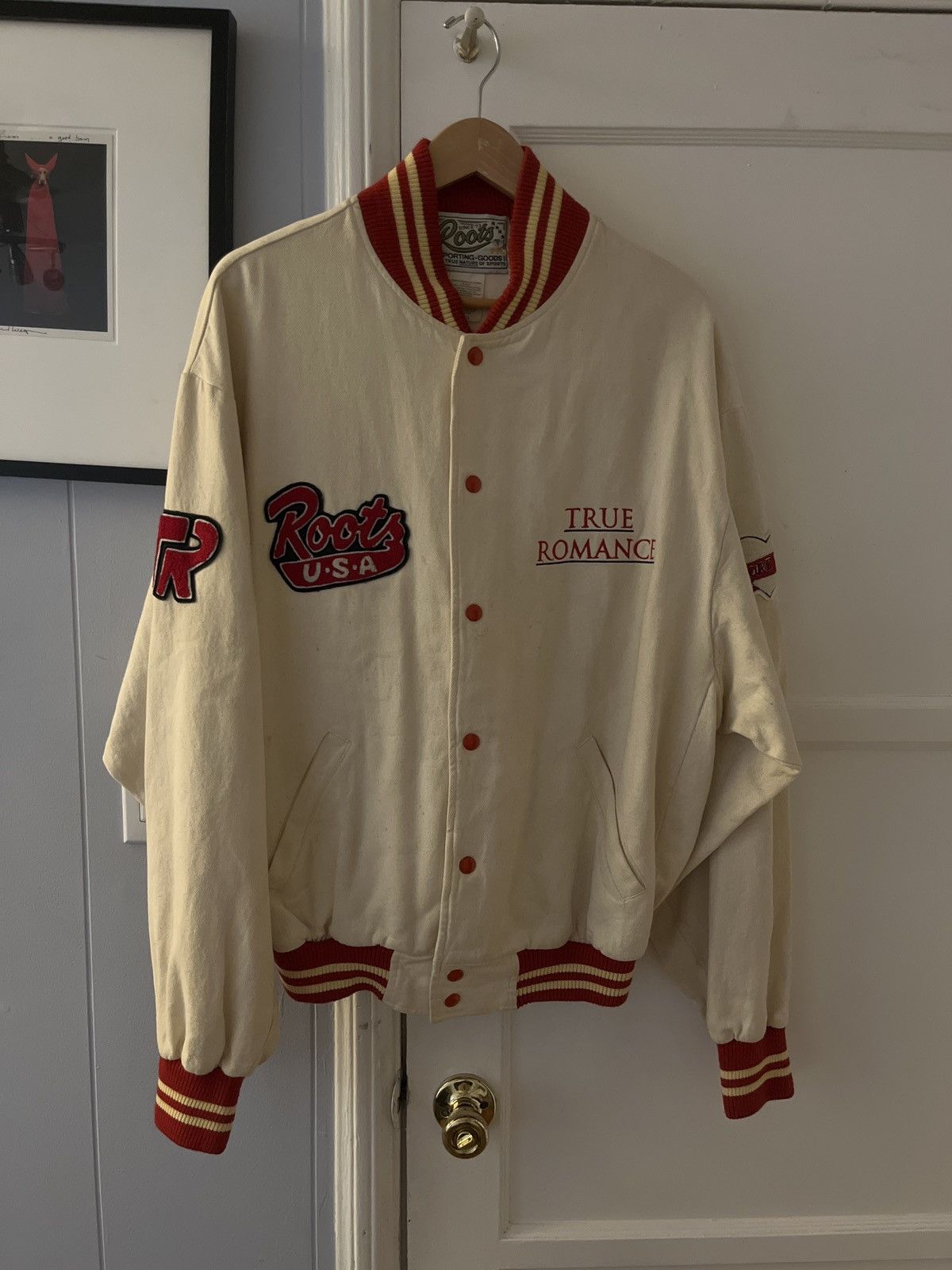 Roots “True Romance” Cast & Crew Varsity Jacket Size US XL / EU 56 / 4 - 1 Thumbnail