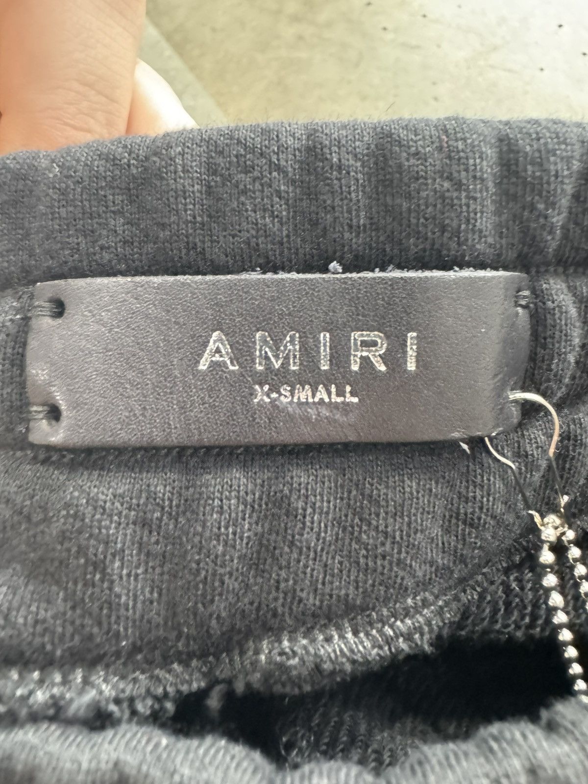 Amiri AMIRI JERSEY DRAWSTRING SHORTS - BLACK Size US 28 / EU 44 - 4 Thumbnail