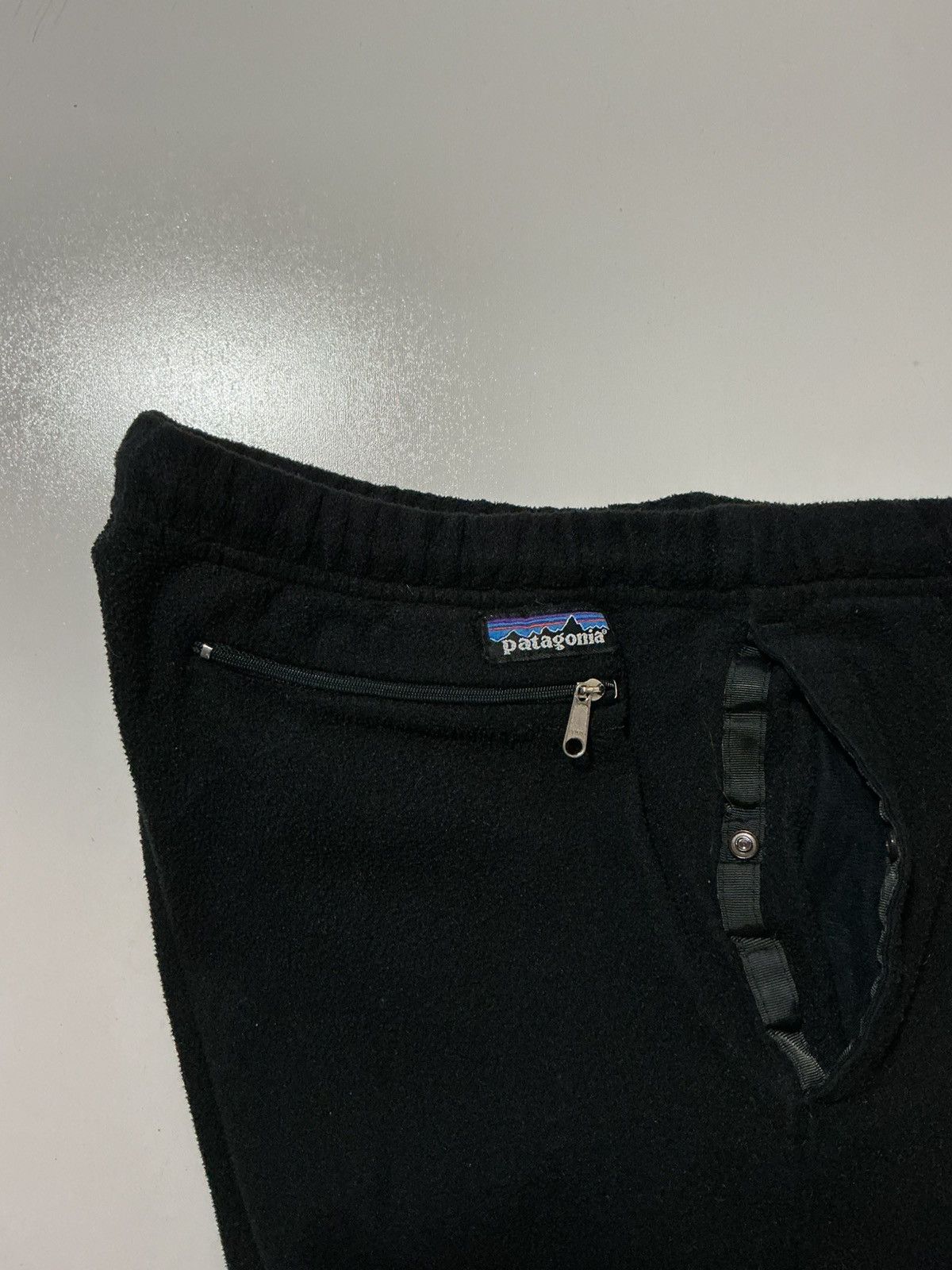 Patagonia Vintage Patagonia Made In USA Black Fleece Snap Pocket Pants Size US 32 / EU 48 - 5 Thumbnail