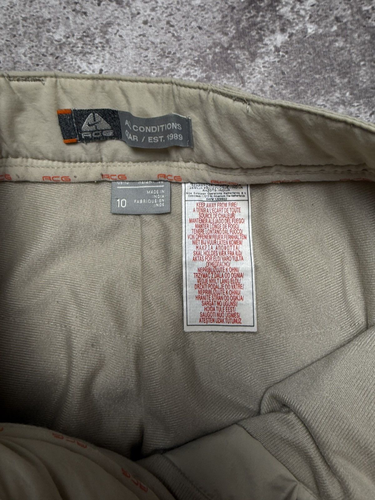 Nike Vintage Gorpcore Nike ACG Track pants Size US 32 / EU 48 - 6 Thumbnail
