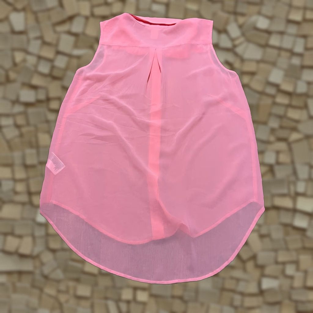 H&M H&M Shirt Womens Size 8 Pink Sleeveless Button-Up Lightweight Casual Modern Size M / US 6-8 / IT 42-44 - 1 Thumbnail