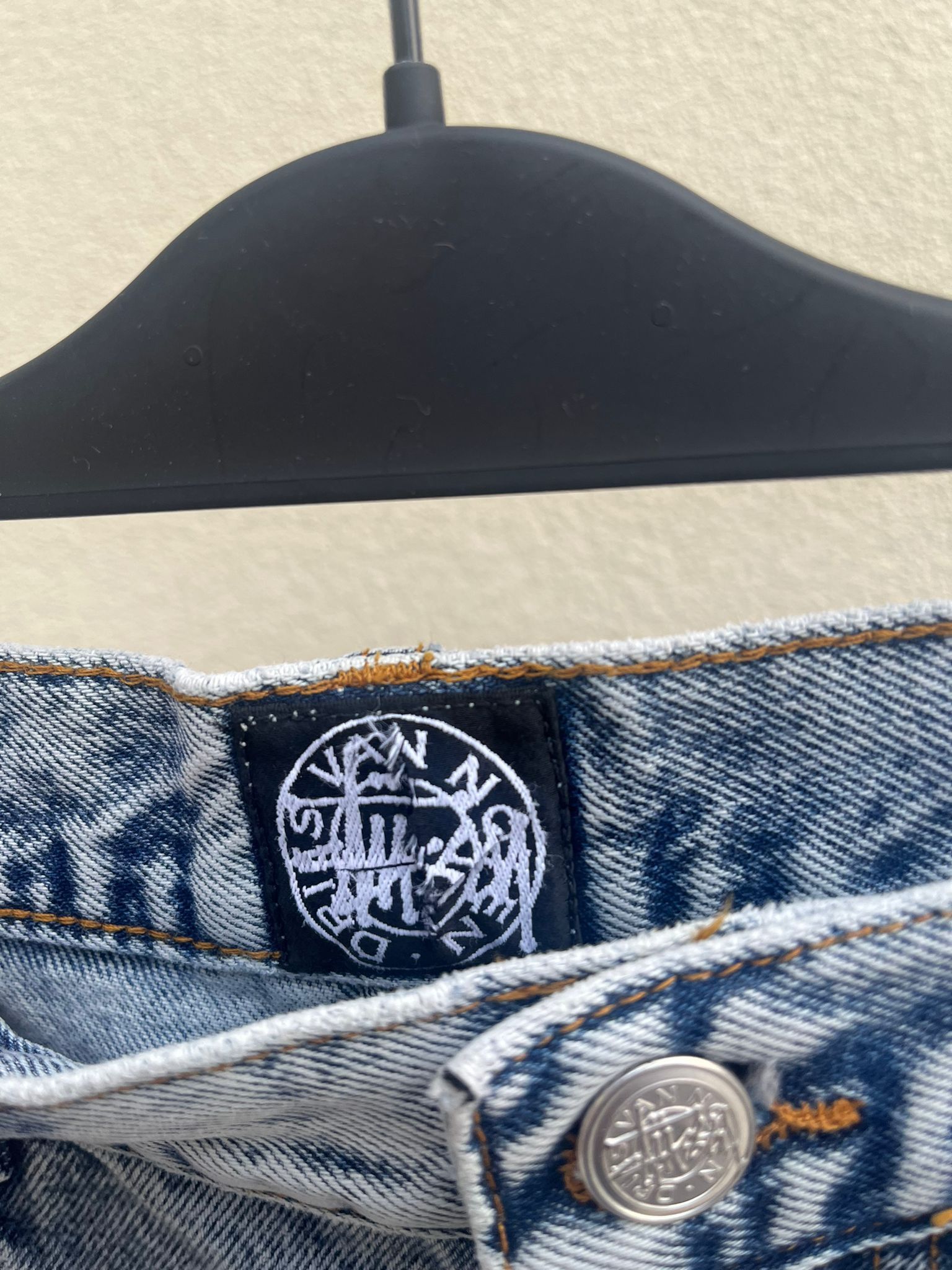 Dries Van Noten × Stussy Stencil Denim in Light Blue Size US 38 / EU 54 - 6 Thumbnail