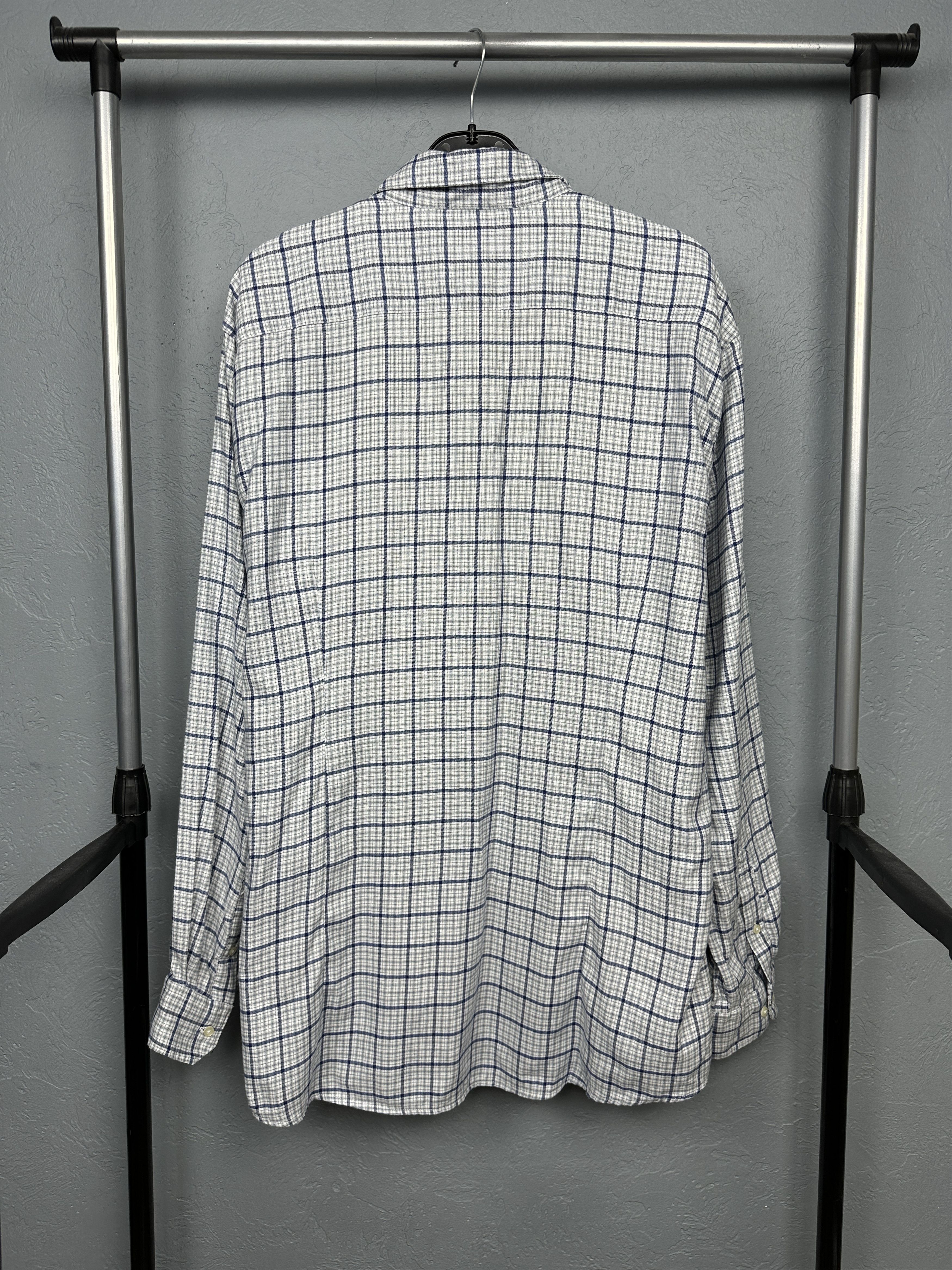 Barbour Barbour Vintage Mens Flannel Plaid Shirt Size 3XL Size US XXL / EU 58 / 5 - 7 Thumbnail