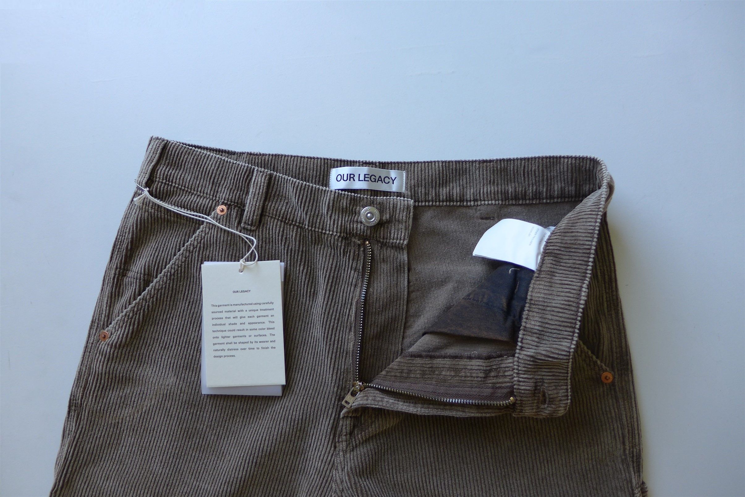 Our Legacy *Fits 32"* Our Legacy Joiner Trousers - Brown Enzyme Cord Size US 30 / EU 46 - 10 Thumbnail