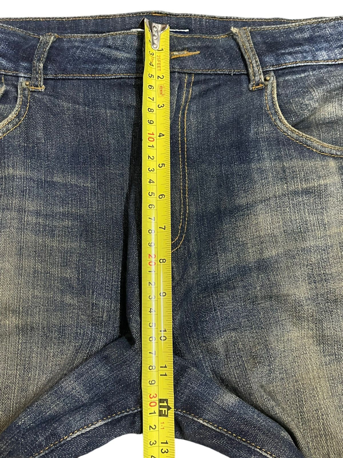 Japanese Brand Vintage Japanese Brand Blue Mud Wash Style Loose Jeans Size US 34 / EU 50 - 15 Thumbnail