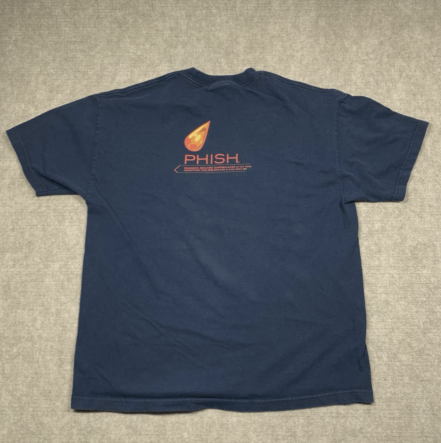 AAA Phish NYE 2003 T Shirt Madison Square Garden Hampton Blue XL Size US XL / EU 56 / 4 - 6 Thumbnail