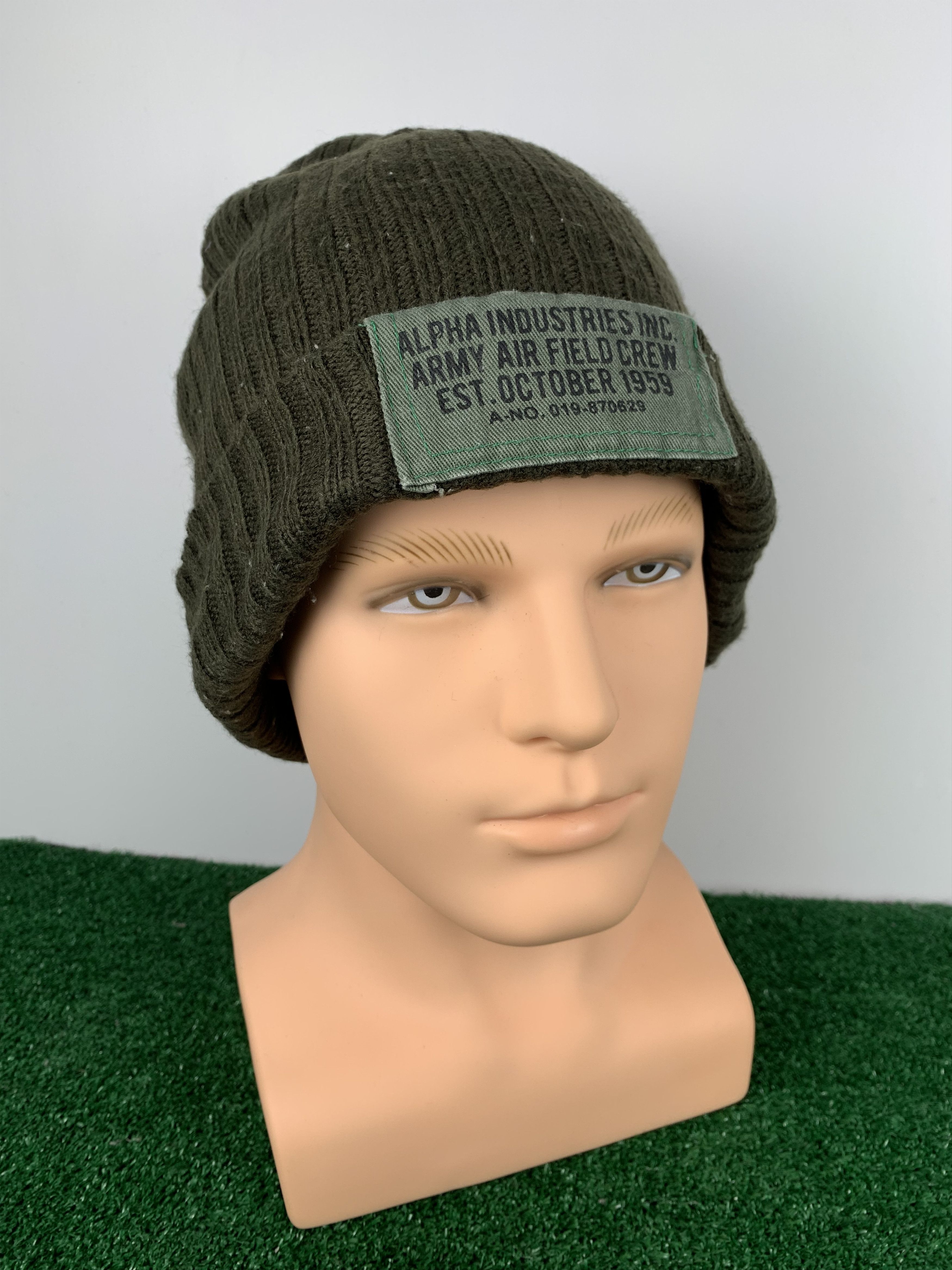 Alpha Industries Alpha Industries Air Force Snow Cap Beanie Hat BA0035 Size ONE SIZE - 1 Thumbnail