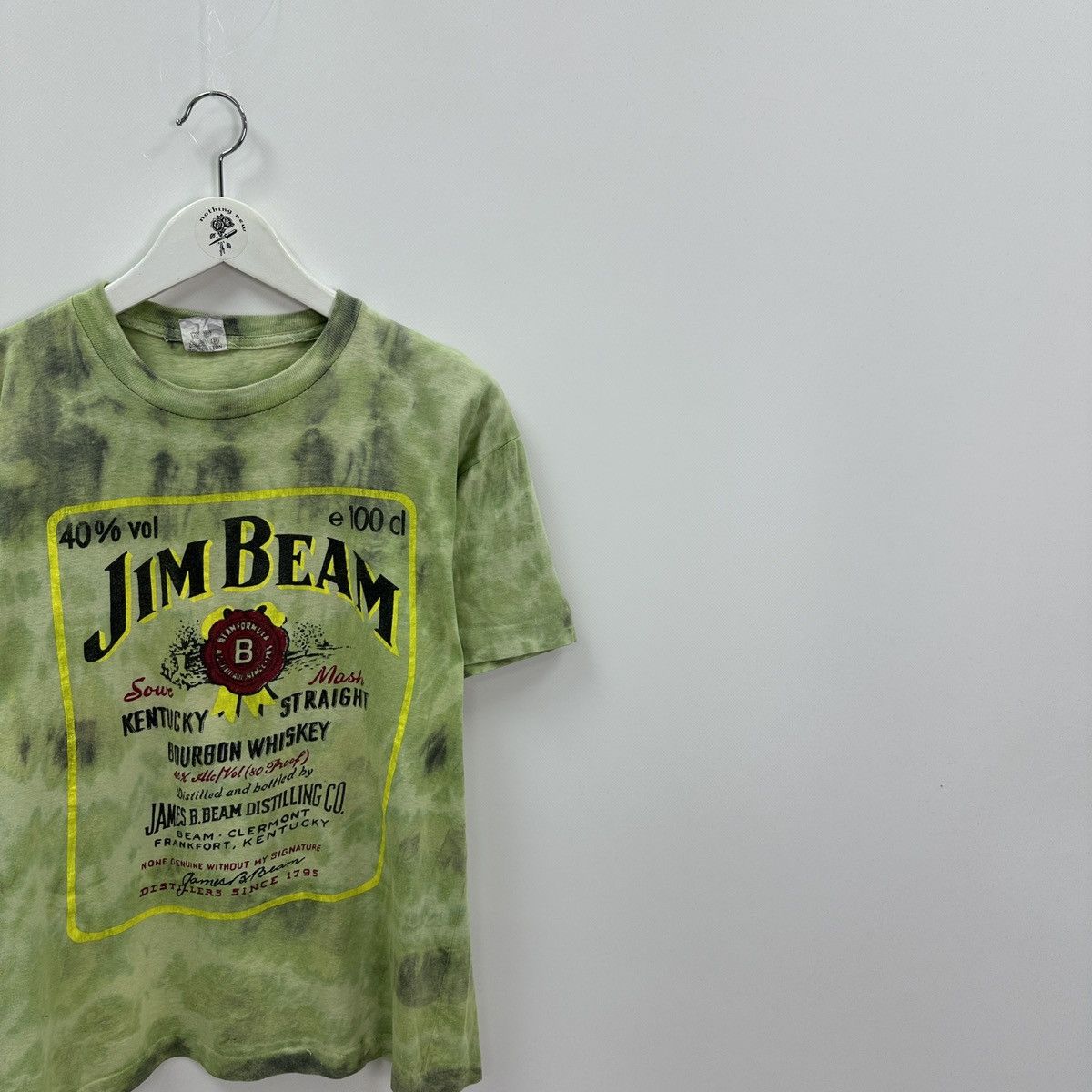 Vintage Vintage 90s Jim Beam Bourbon Whiskey tie dye tee y2k hype Size US M / EU 48-50 / 2 - 2 Thumbnail