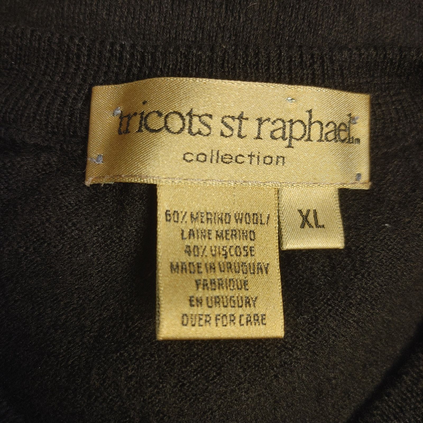 Other Tricot's St Raphael Womens XL V-Neck Sleeveless Sweater Vest Size XL / US 12-14 / IT 48-50 - 3 Thumbnail