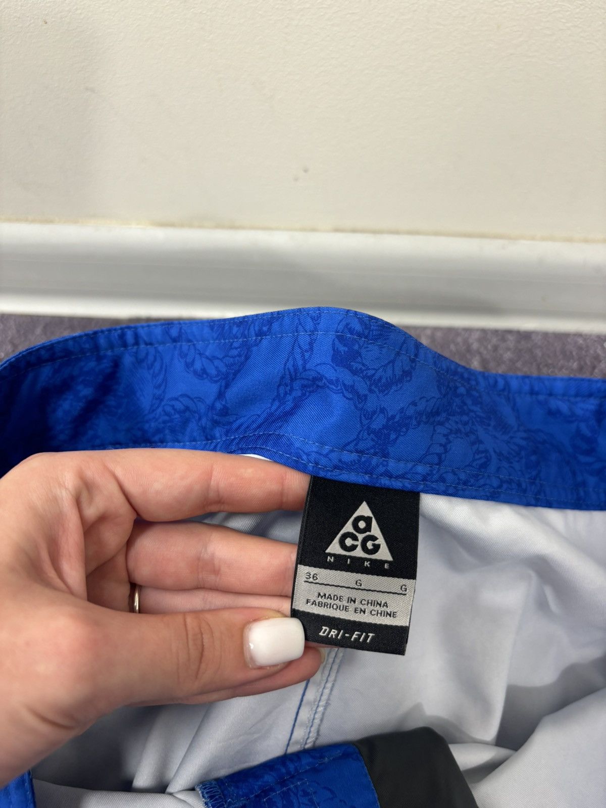 Nike ACG Nike ACG Men’s Y2K Fish Rope Blue Hype Board Swim Shorts Size US 36 / EU 52 - 7 Thumbnail