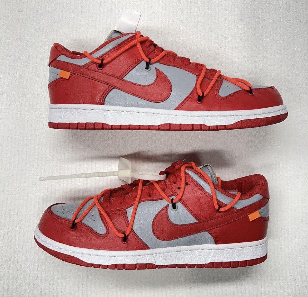 Nike × Off-White Nike off white dunk low unlv red Size US 11 / EU 44 - 6 Thumbnail