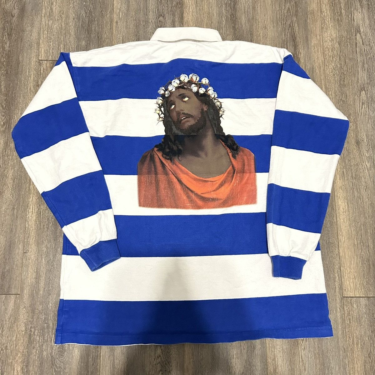 DENIM TEARS DENIM TEARS RUGBY SHIRT Size US XL / EU 56 / 4 - 2 Thumbnail
