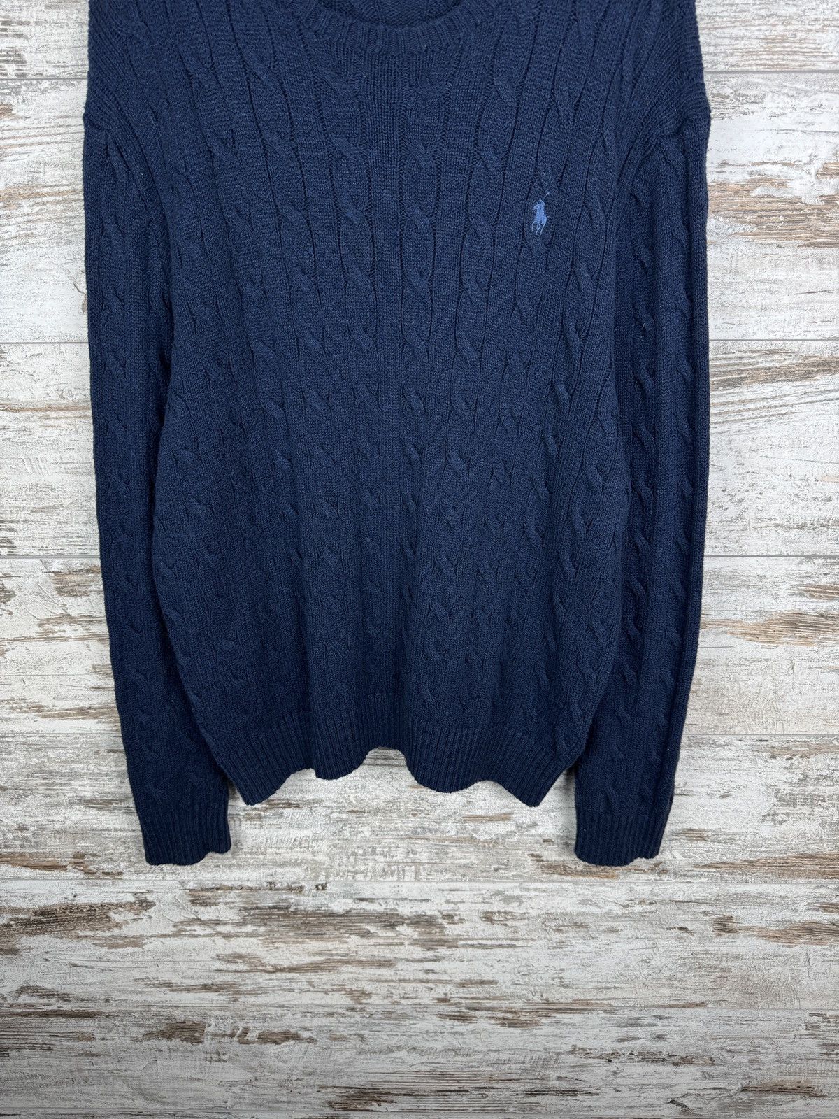 Polo Ralph Lauren Mens Vintage Polo Ralph Lauren sweater knitwear sweatshirt Size US XL / EU 56 / 4 - 3 Thumbnail