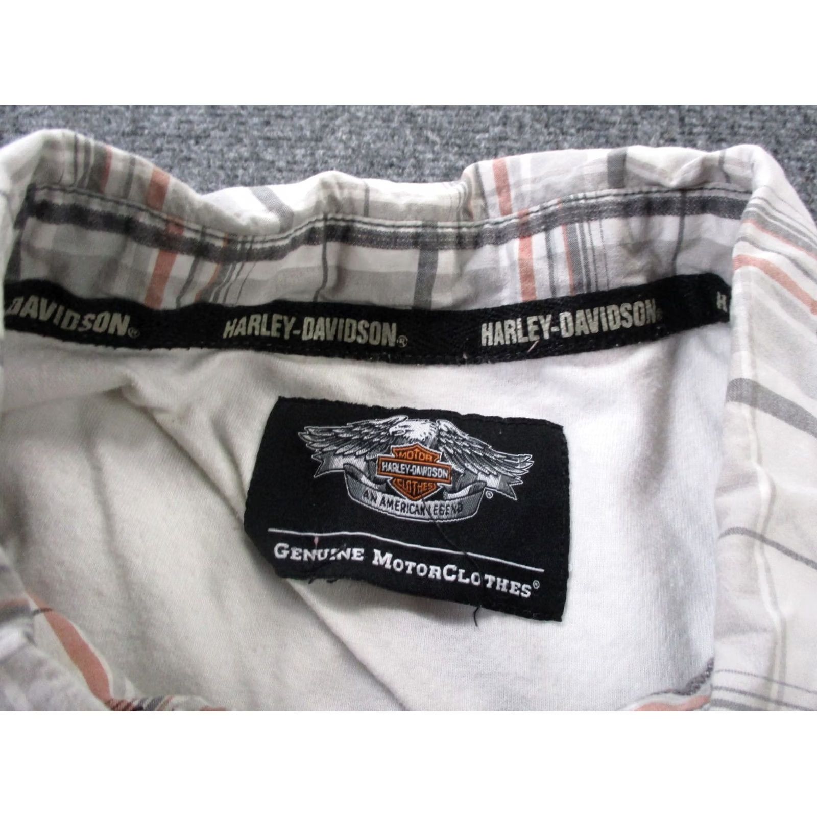Harley Davidson Harley Davidson Shirt Men 3XL Plaid Snap Motorcycle Logo Biker Riding Country Size US XXL / EU 58 / 5 - 6 Thumbnail